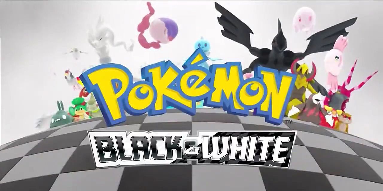 Pokemon Black & White opening title card