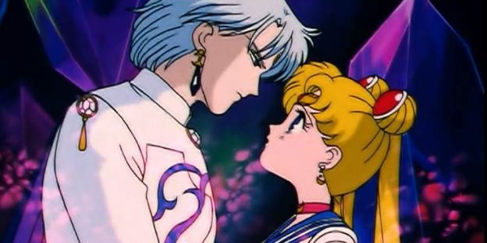 Prince Demande and Usagi from Sailor Moon.