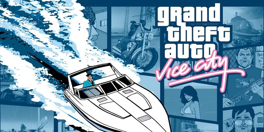 Promotional art for Grand Theft Auto Vice City