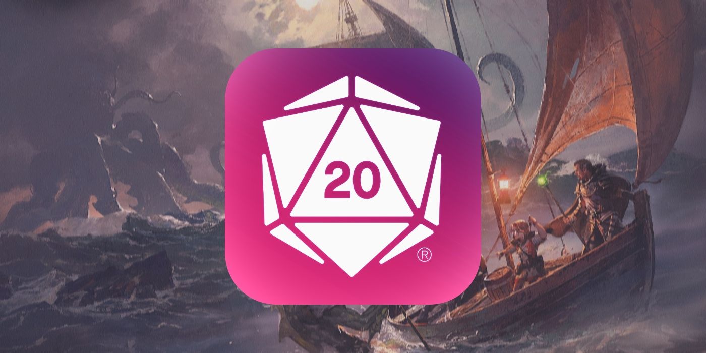 Roll20 logo on DnD background