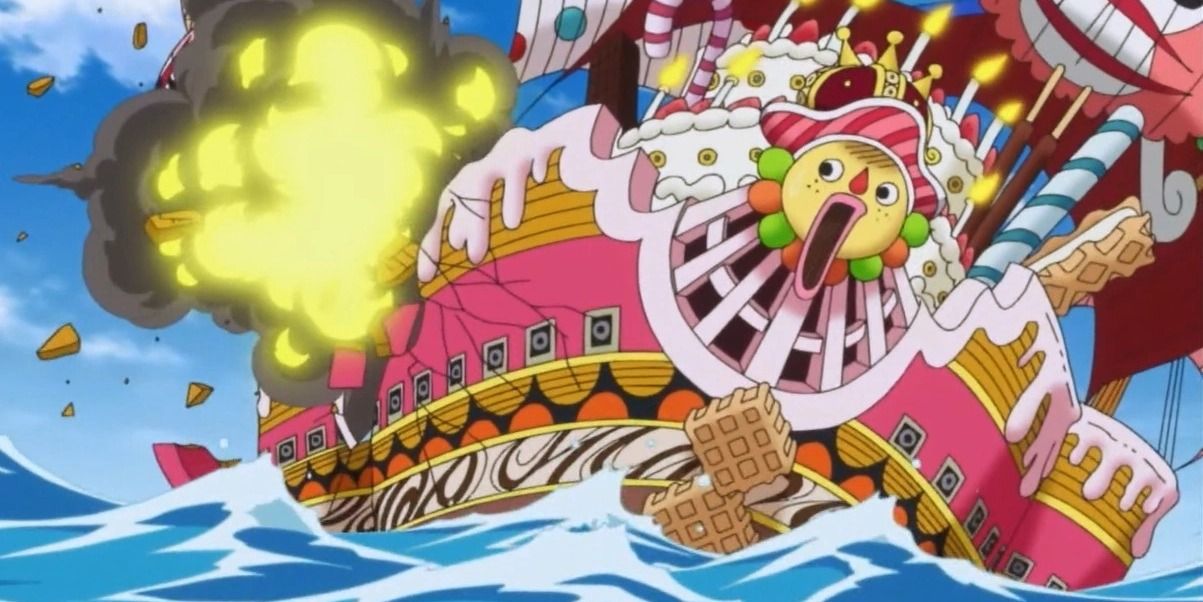 Sanji Attacks Big Mom's Ship