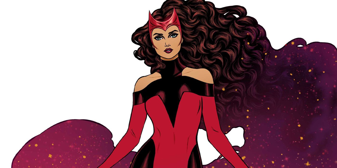 Scarlet Witch in her Hellfire Gala attire in Marvel Comics