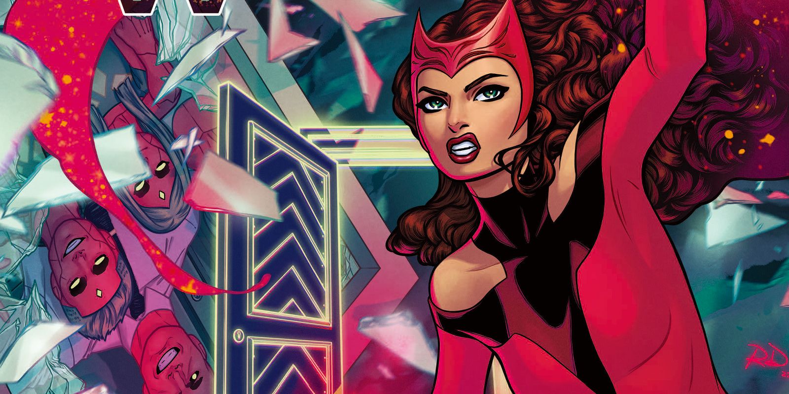 The Scarlet Witch faces memories of an android family in Marvel Comics