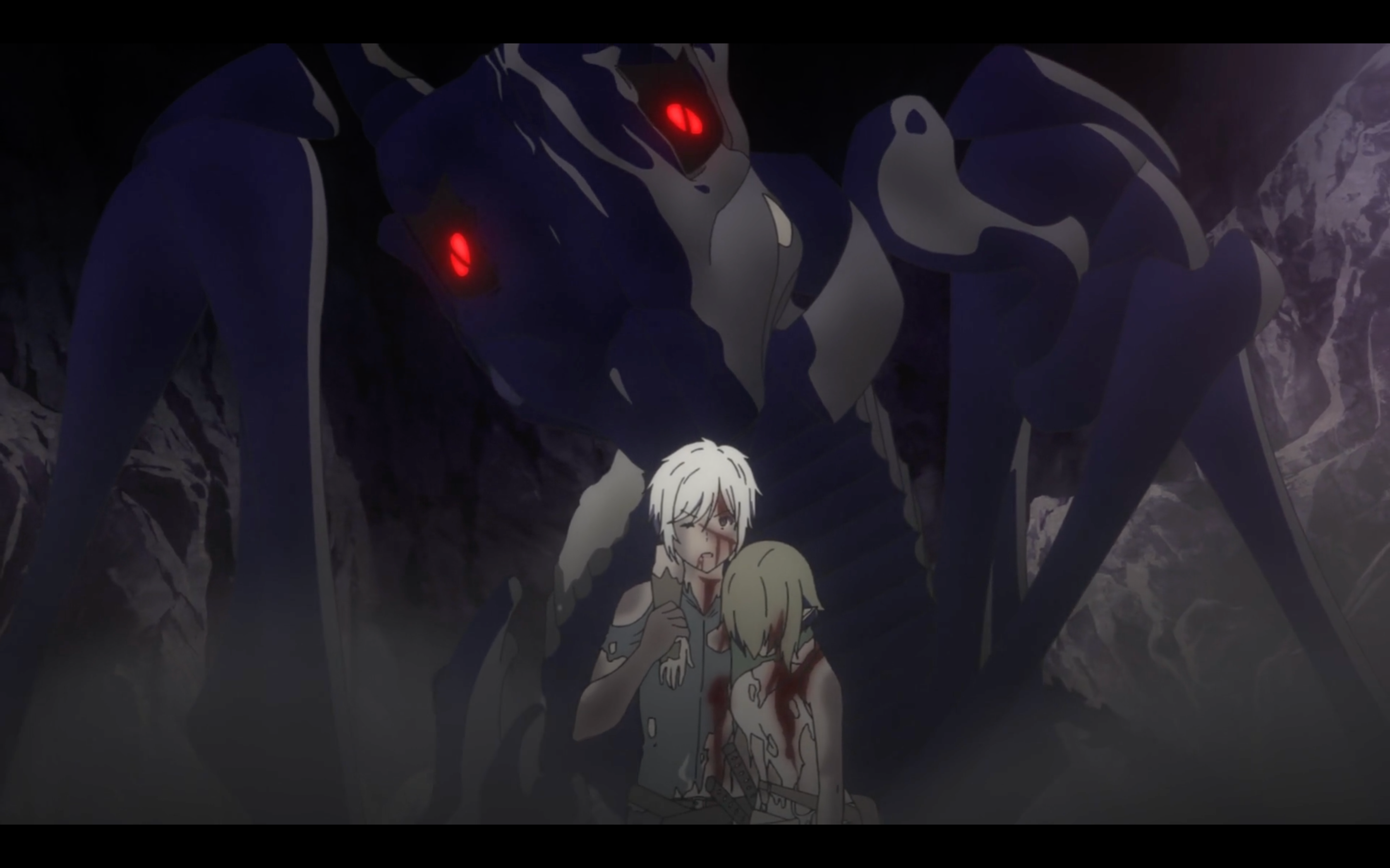 DanMachi (Is It Wrong To Try To Pick Up Girls In A Dungeon) Juggernaut finds Bell and Ryuu