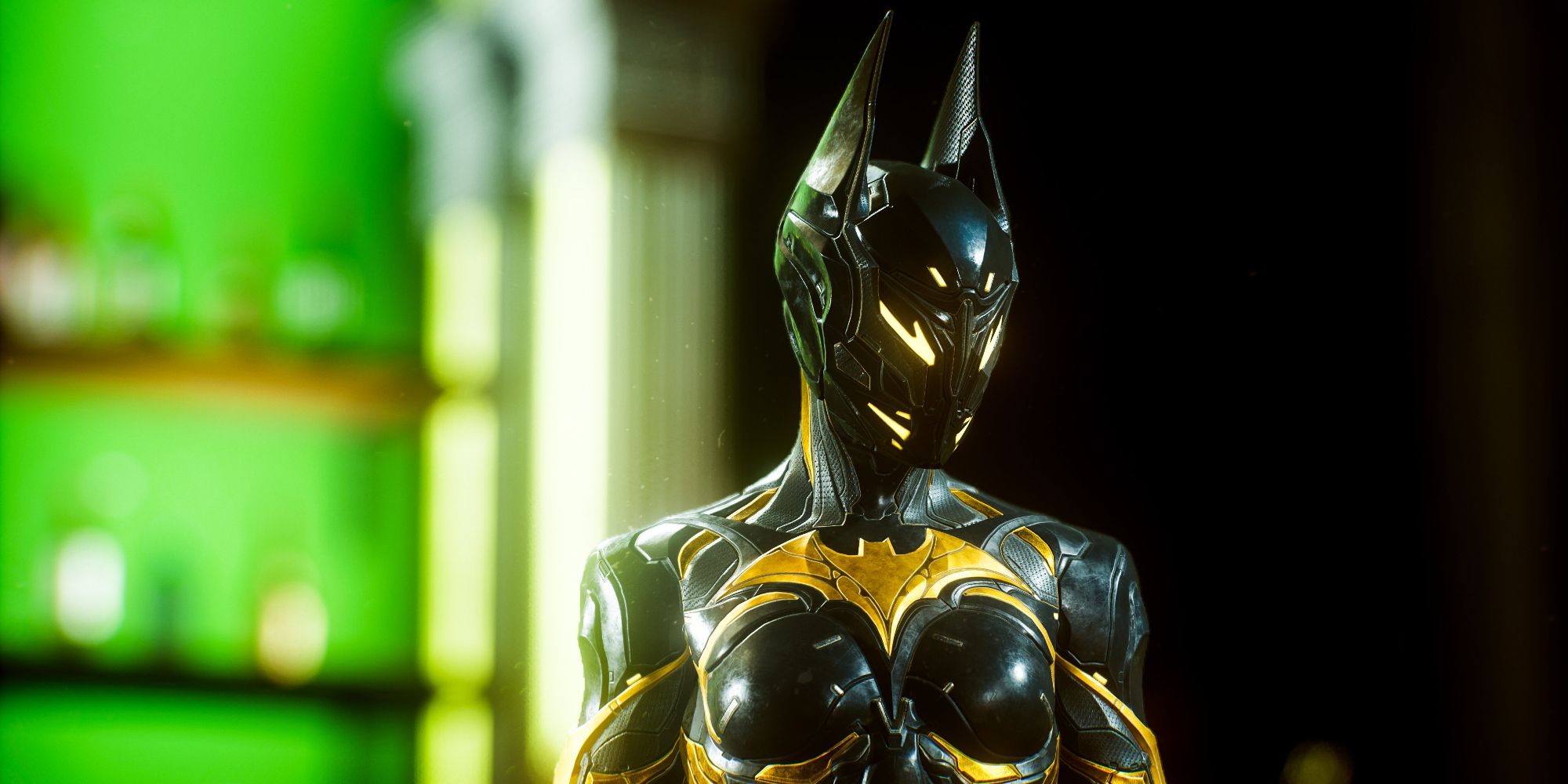 Screenshot of Batgirl in her Beyond suitstyle in Gotham Knights