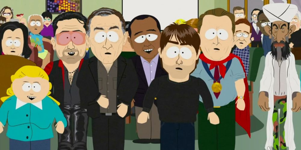 Real life celebrities gang up and threaten to sue in "200" (South Park)