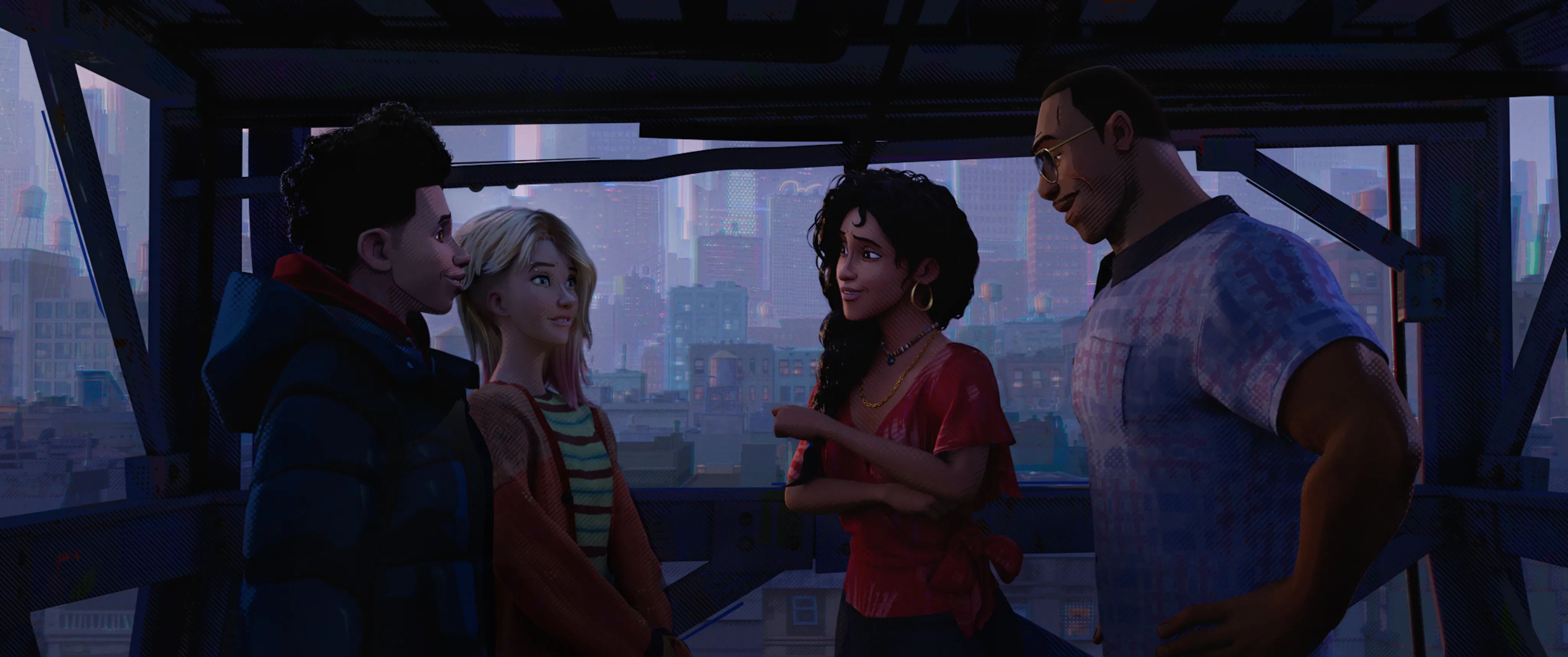 Gwen Stacy Meets Miles Morales's Parents in Across the SpiderVerse