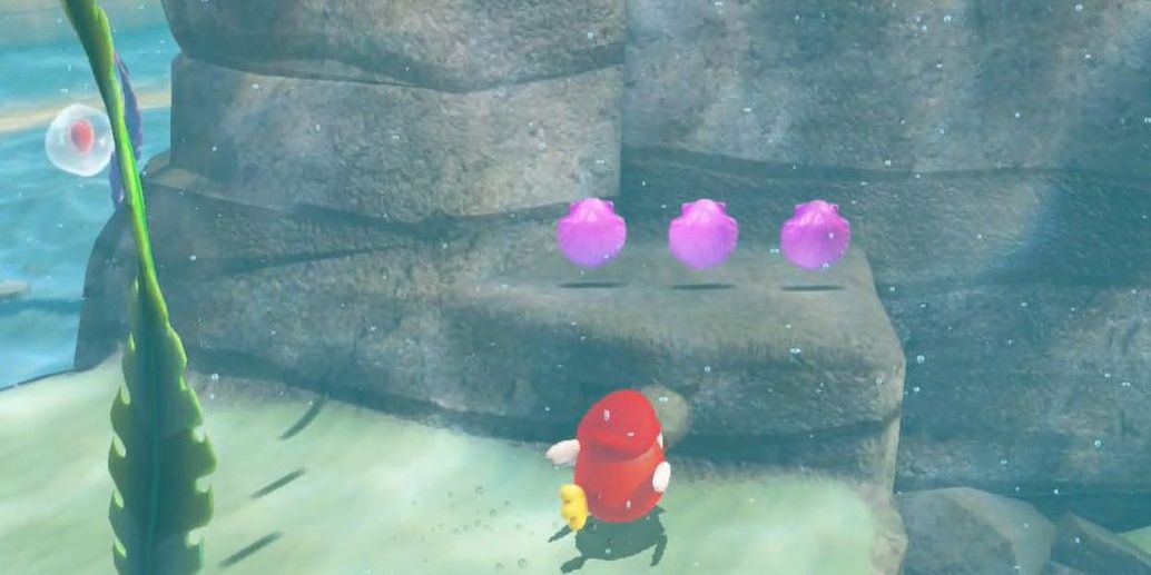 Super Mario Odyssey: How To Find Every Purple Coin In Seaside Kingdom