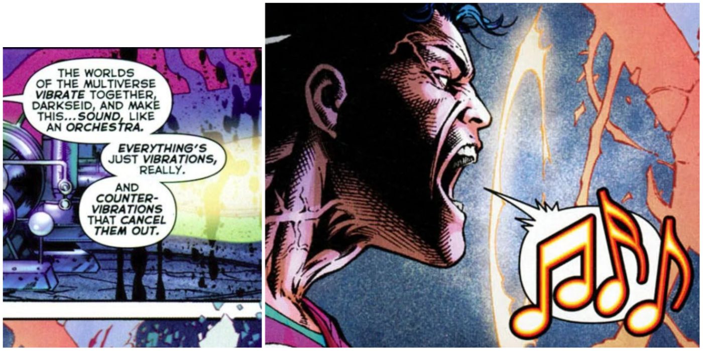 Superman Sings At Darkseid From Final Crisis