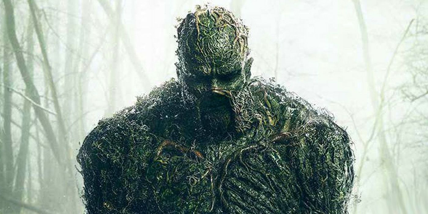 Derek Mears as Swamp Thing in the 2019 DC Universe series.