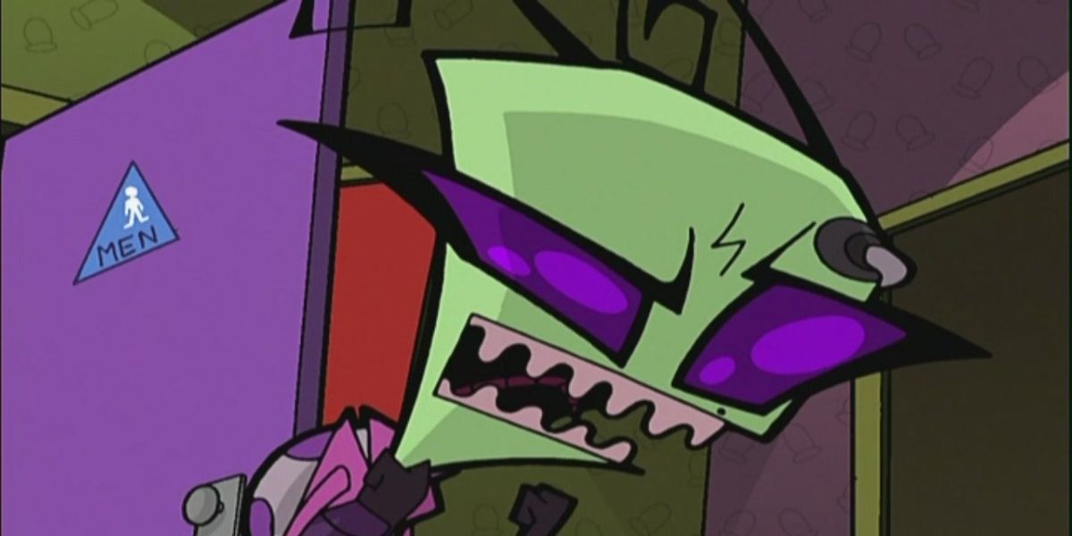 Zim clenching her fists in Invader Zim