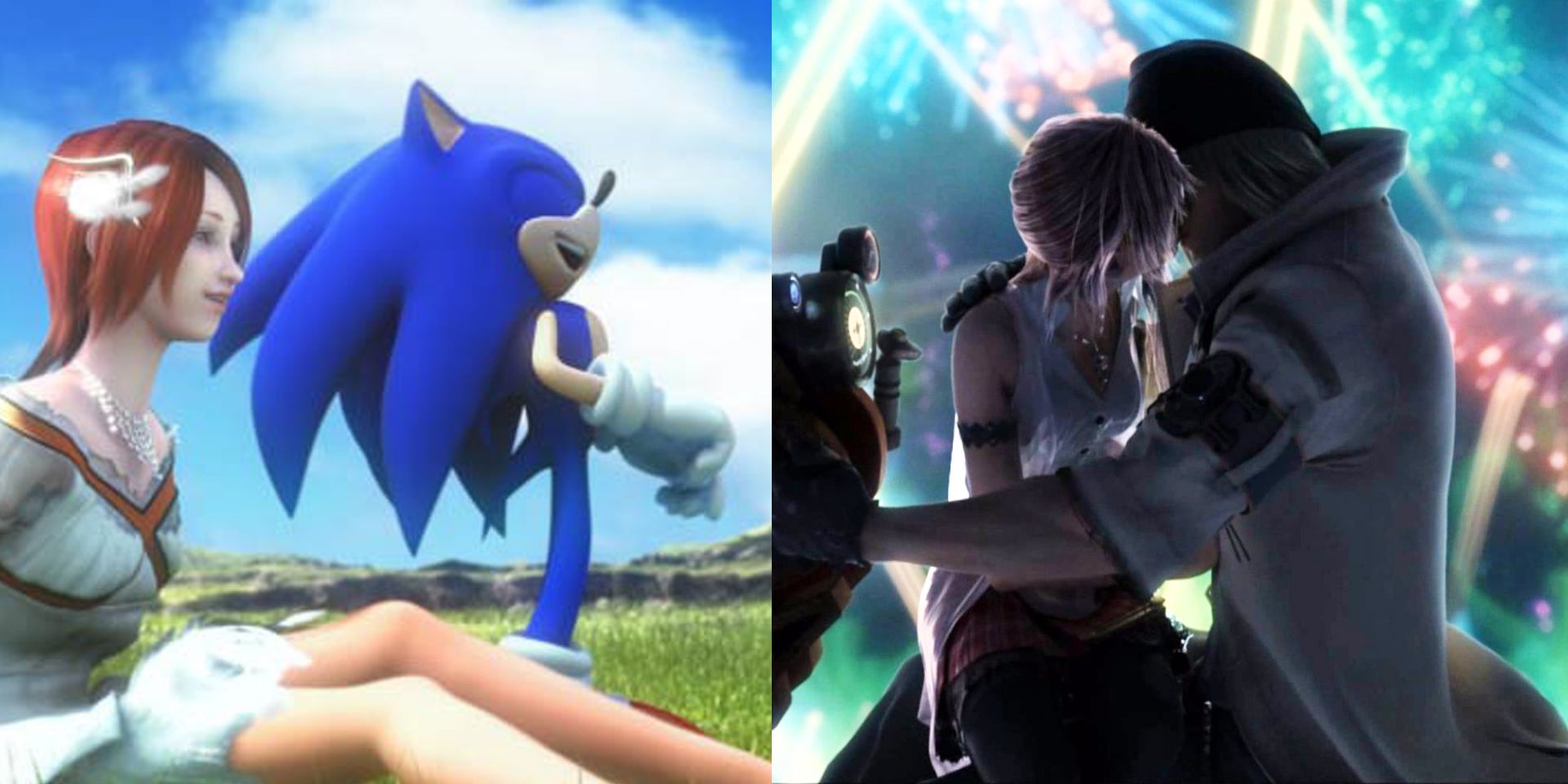 A collage of bad gaming romances