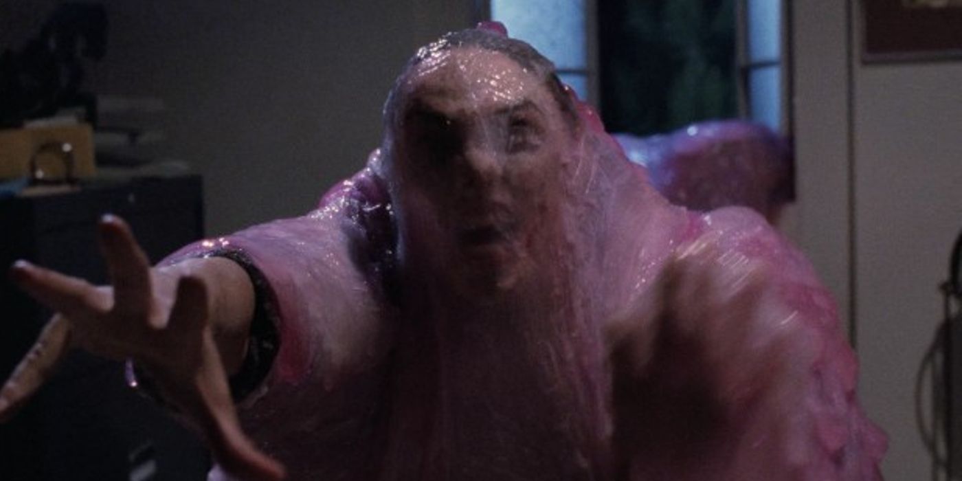 The Blob ingests a person in the 1988 movie of the same name