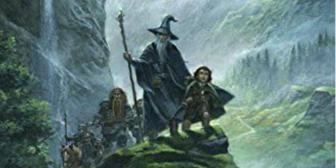 The Hobbit - artwork of Bilbo, Gandalf and others