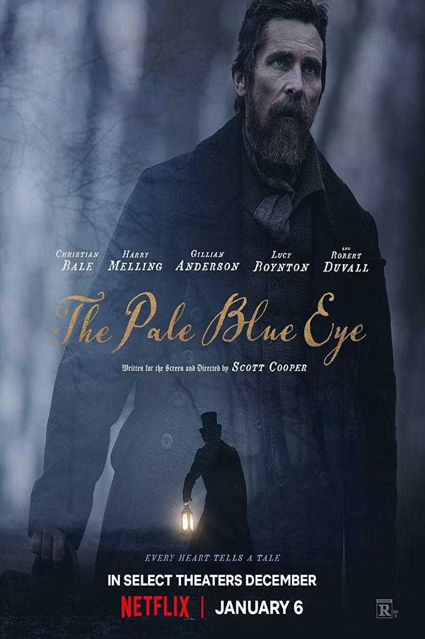 El ojo azul pálido: cartel de la película