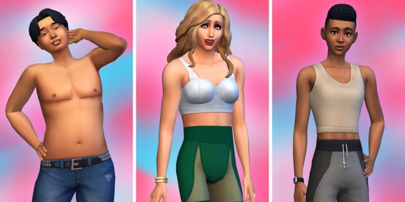 The Sims 4 Top Surgery Scars Trans Inclusion
