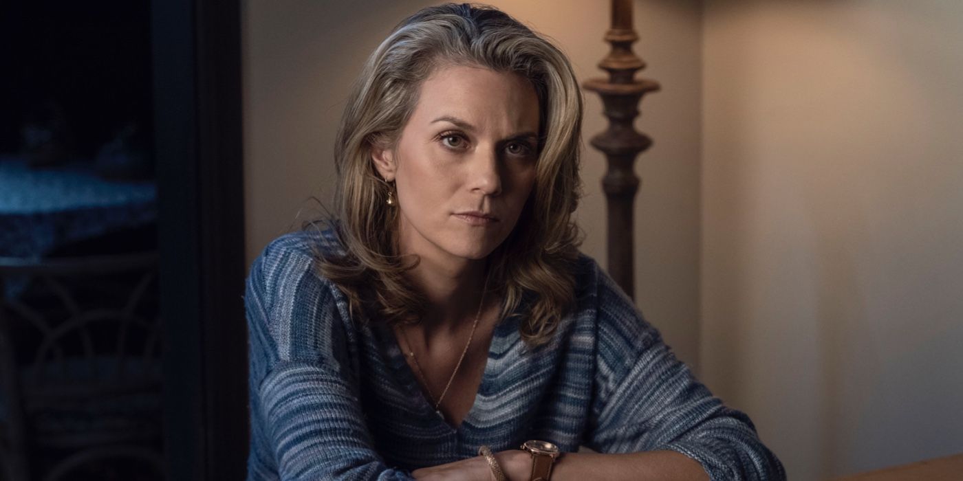 Lucille (Hilarie Burton) confronts Negan in The Walking Dead Season 10 finale.