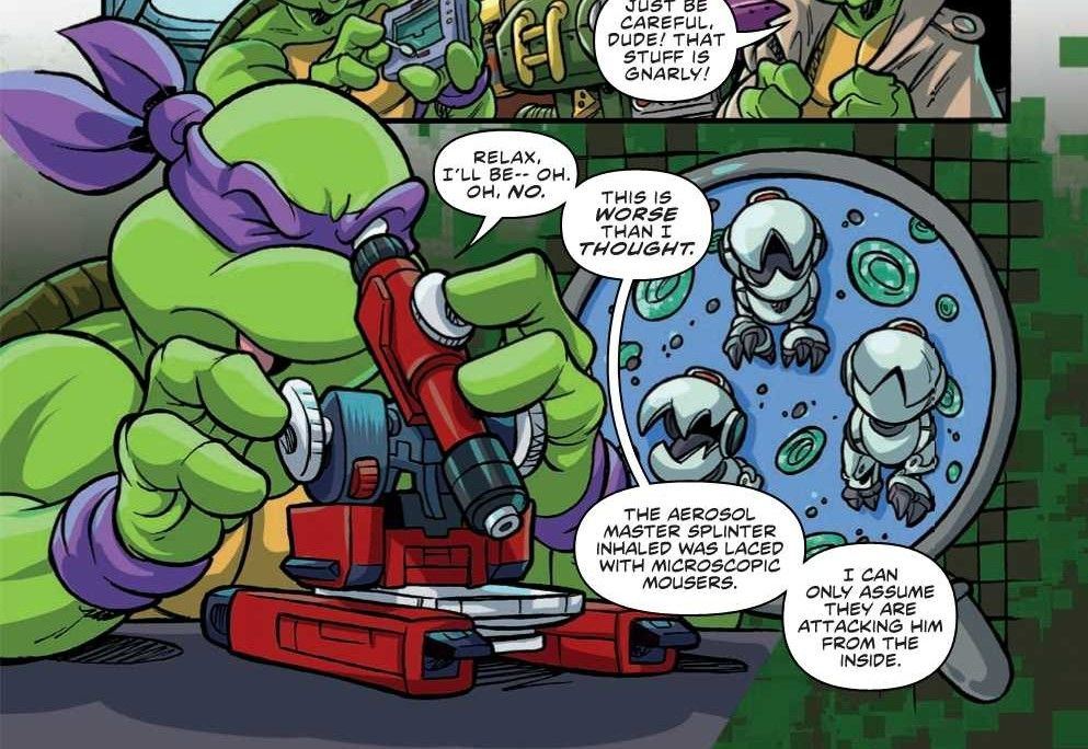 Donatello from Teenage Mutant Ninja Turtles Saturday Morning Adventures Issue 4