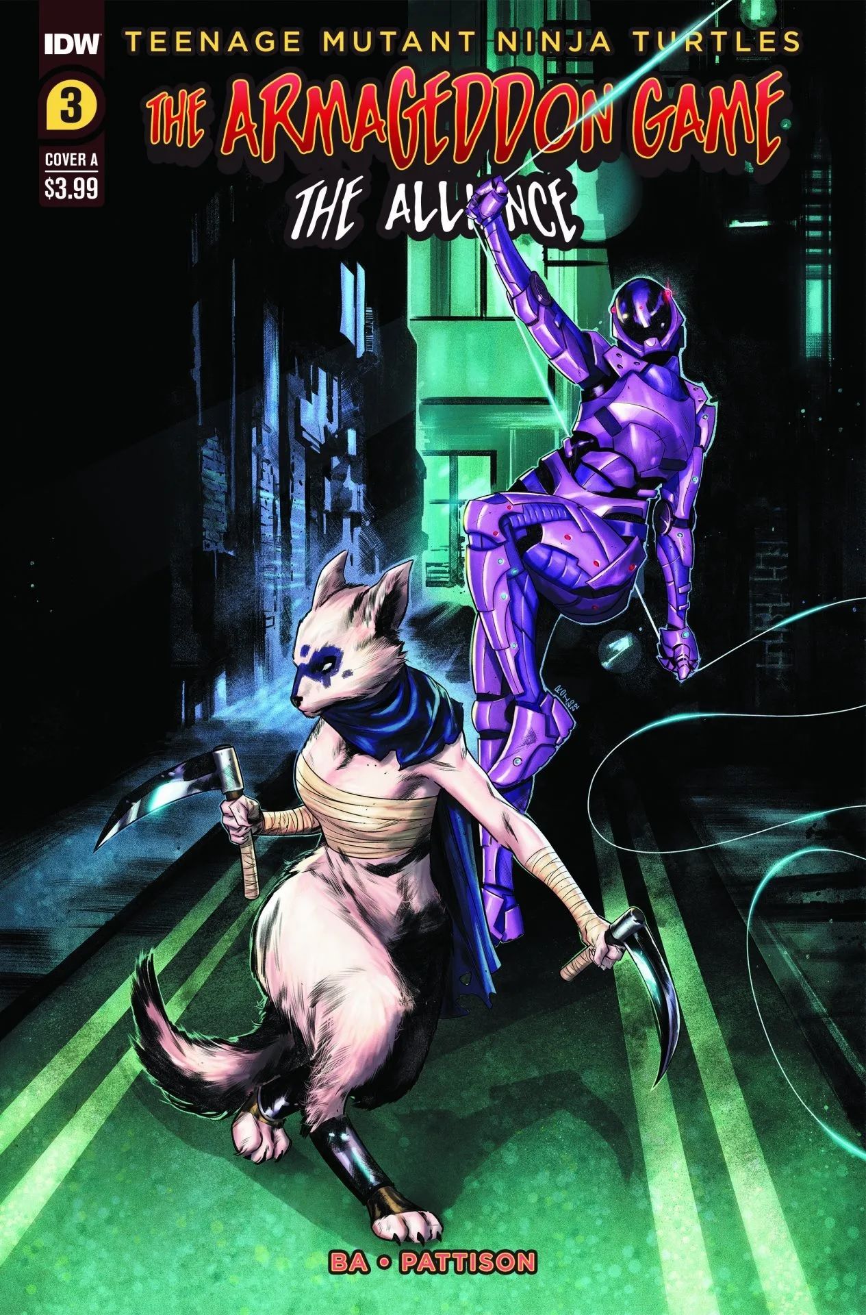 TMNT The Armageddon Game - The Alliance 3 Cover