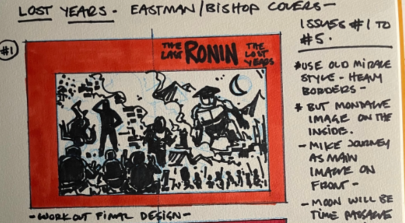 TMNT The Last Ronin - Lost Years #1 Directors Cut - Promo Art by Kevin Eastman