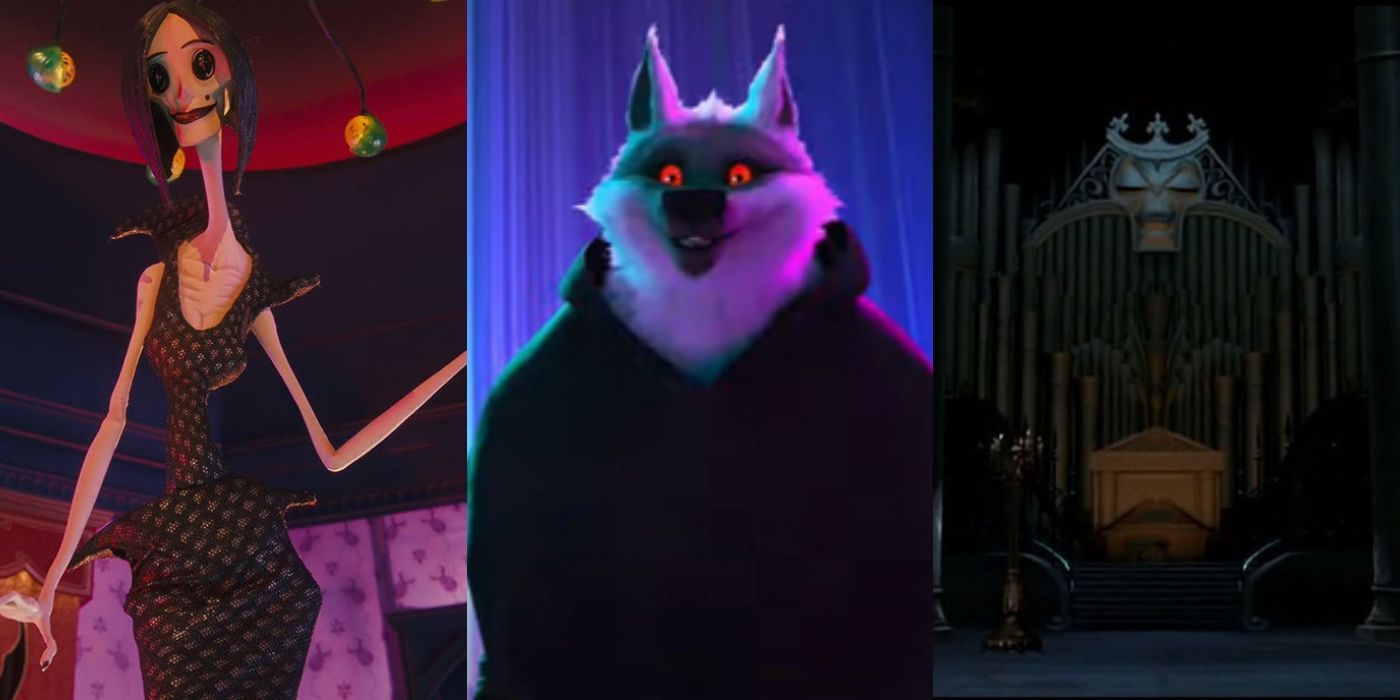 The Beldam in her emaciated form from Coraline; The Wolf whistling from Puss In Boots: the Last Wish; Forte from Beauty and the Beast: The Enchanted Christmas.