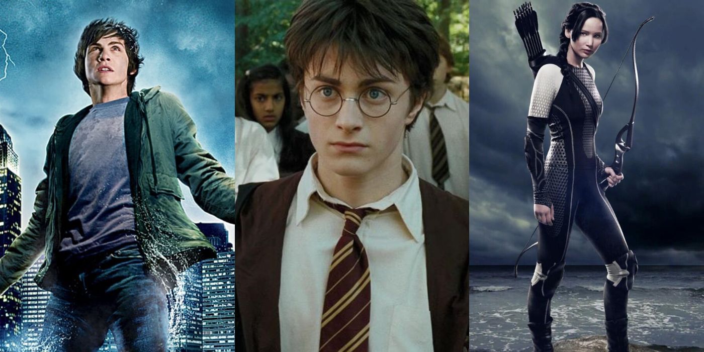 Percy Jackson in The Lightning Theif, Harry Potter from The Prisoner of Azkaban, Katniss Everdeen in Catching Fire.