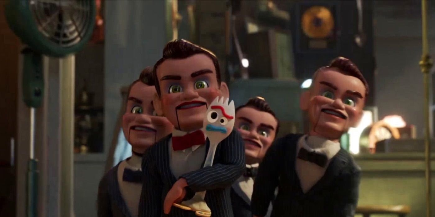 Vincent and comrades holding Forky Hostage in Toy Story 4