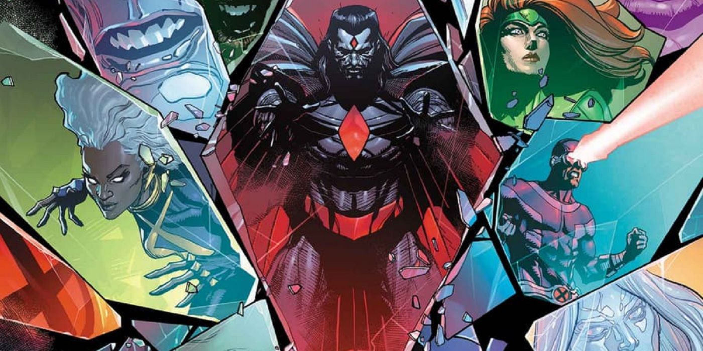 X-Men Sins of Sinister art with Mister Sinister, Cyclops, Jean Grey, Storm, and more