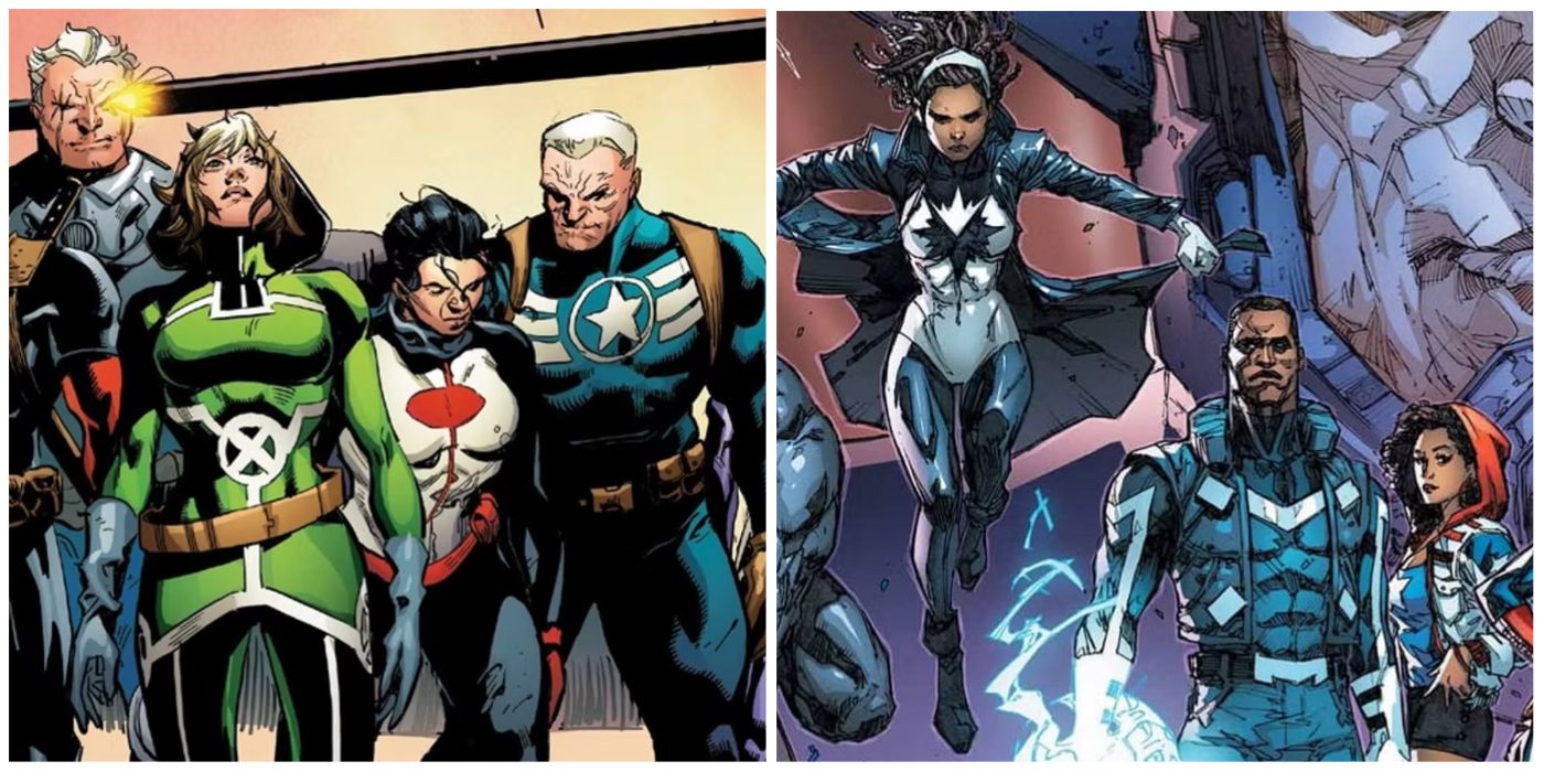 Split image of Uncanny Avengers and the Ultimates