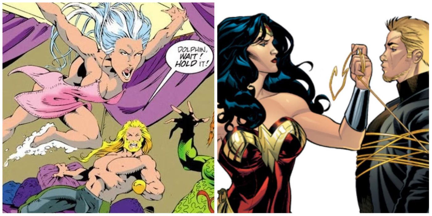 Wonder Woman and Supergirl are dating in an alternate DC universe