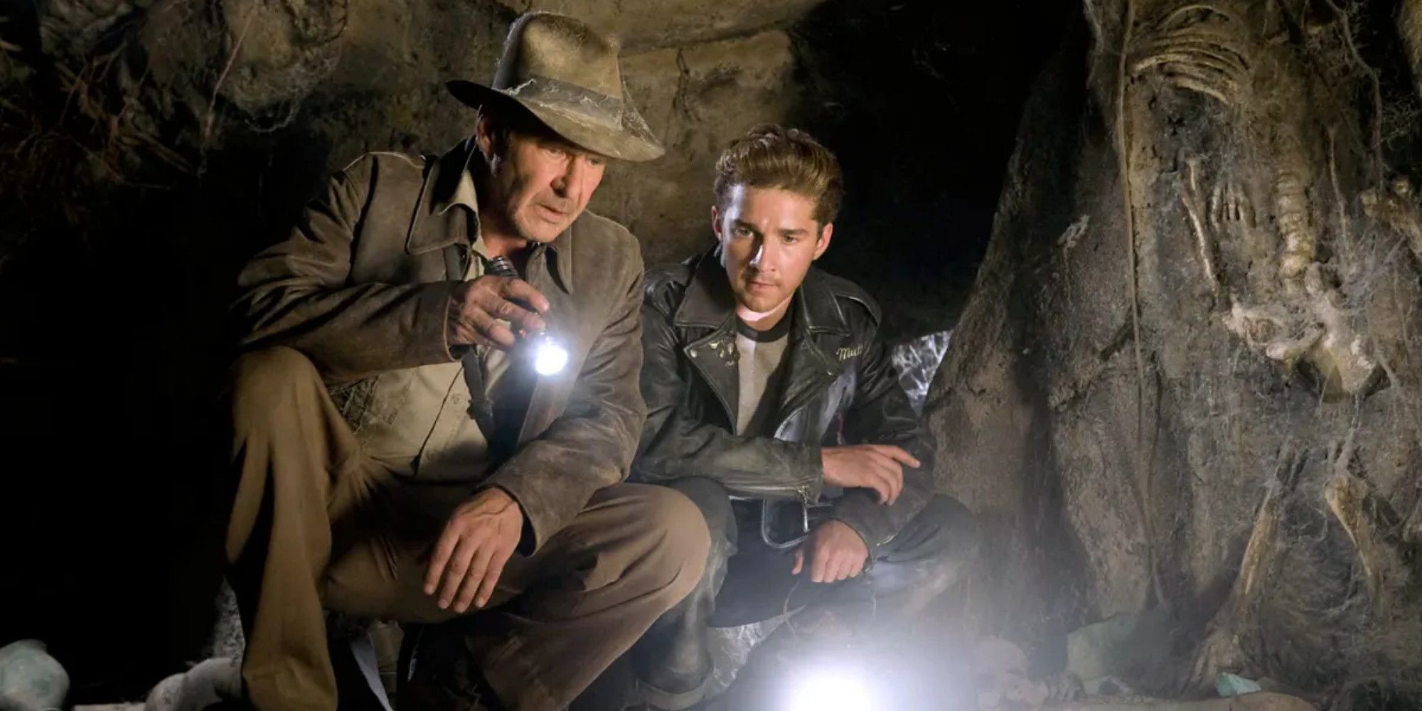 Harrison Ford and Shia LaBeouf Search for Clues in 'Indiana Jones and the Kingdom of the Sistal Skull'