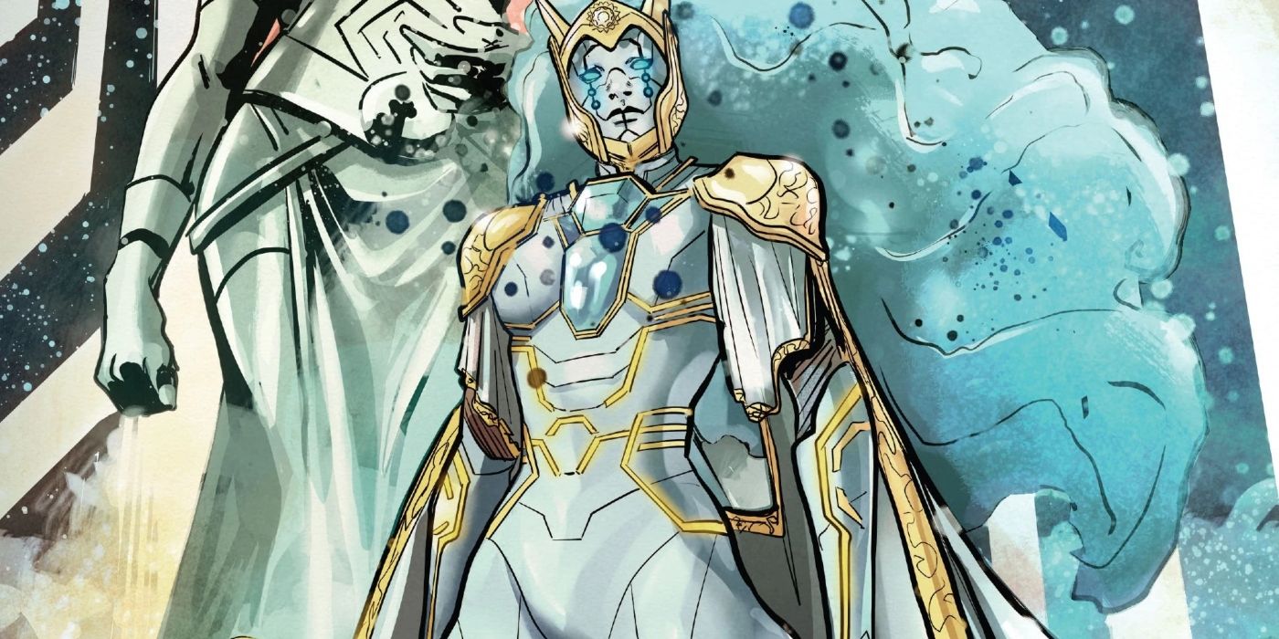 An image of the godly Ajak Celestia in Marvel Comics