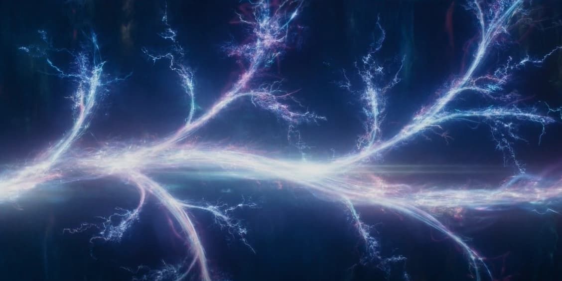 An image of the multiverse in Loki 