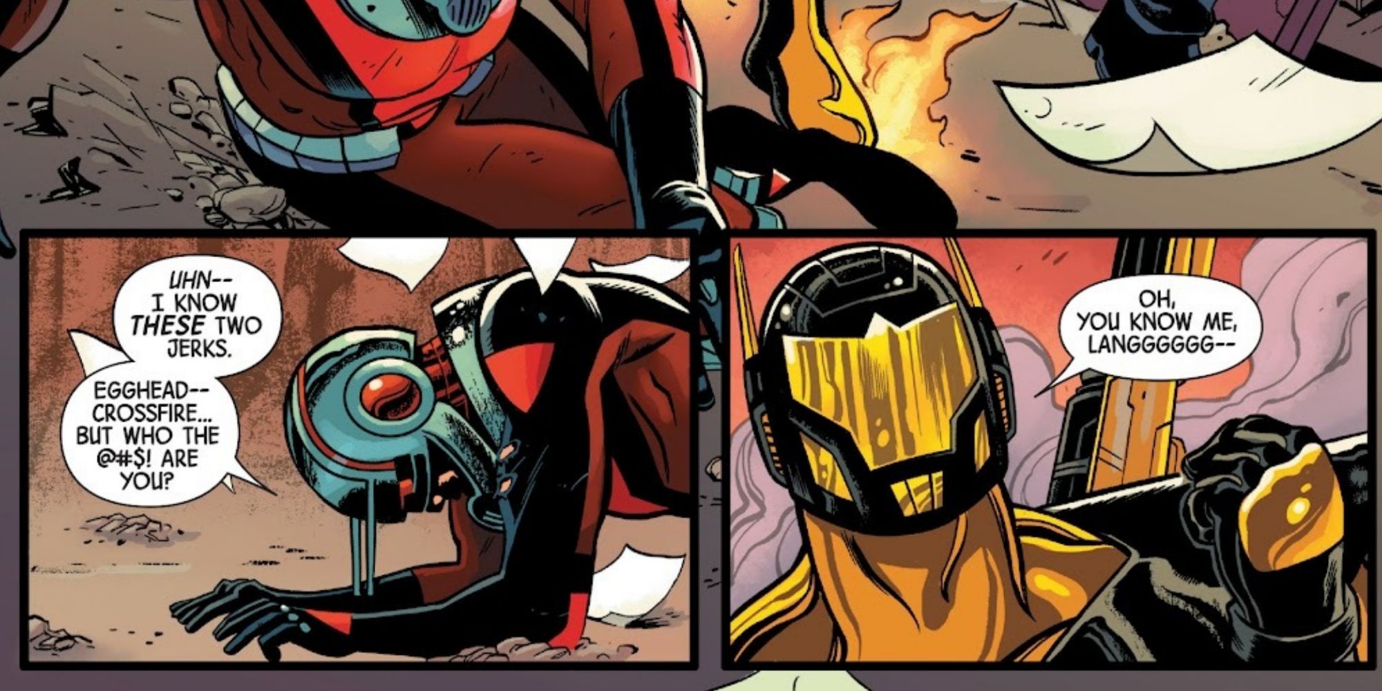 Ant-Man and Yellowjacket in Marvel comics