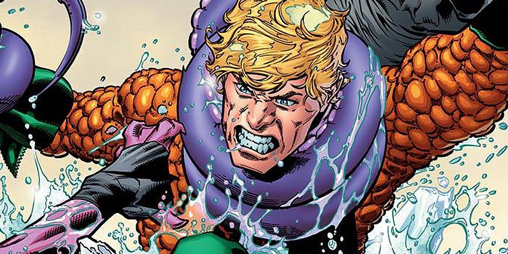 Aquaman drowns his enemy in DC Comics