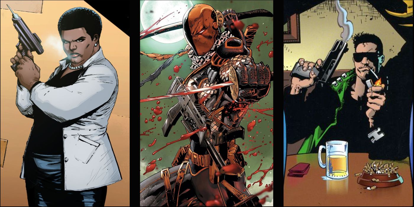 Ruthless antiheroes of the DC universe Amanda Waller and Deathstroke
