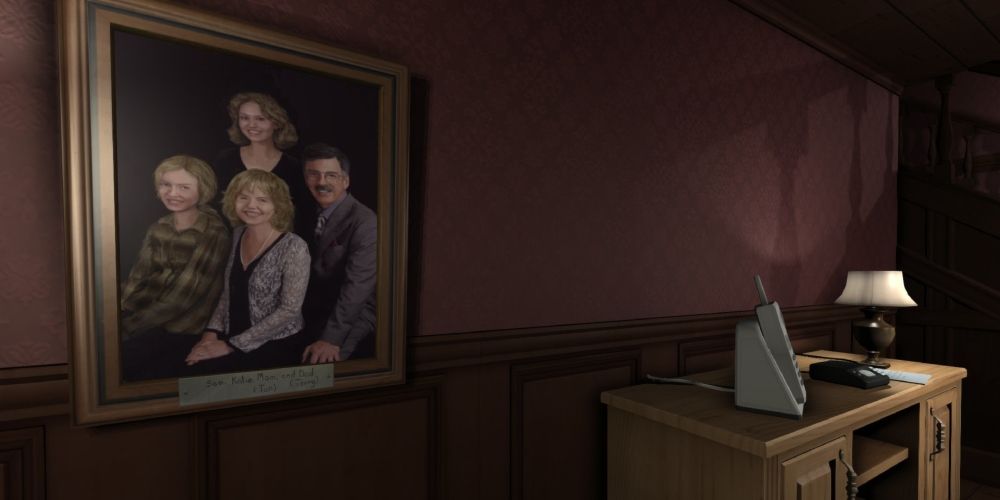 Portrait of a family in Gone Home