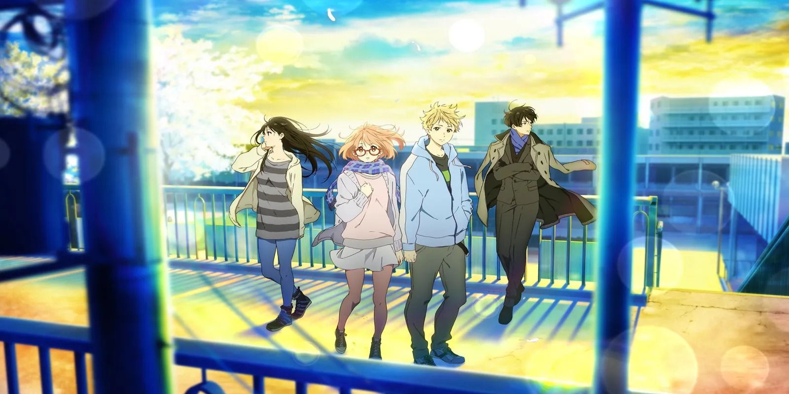 Main visuals for KyoAni's Beyond the Boundary