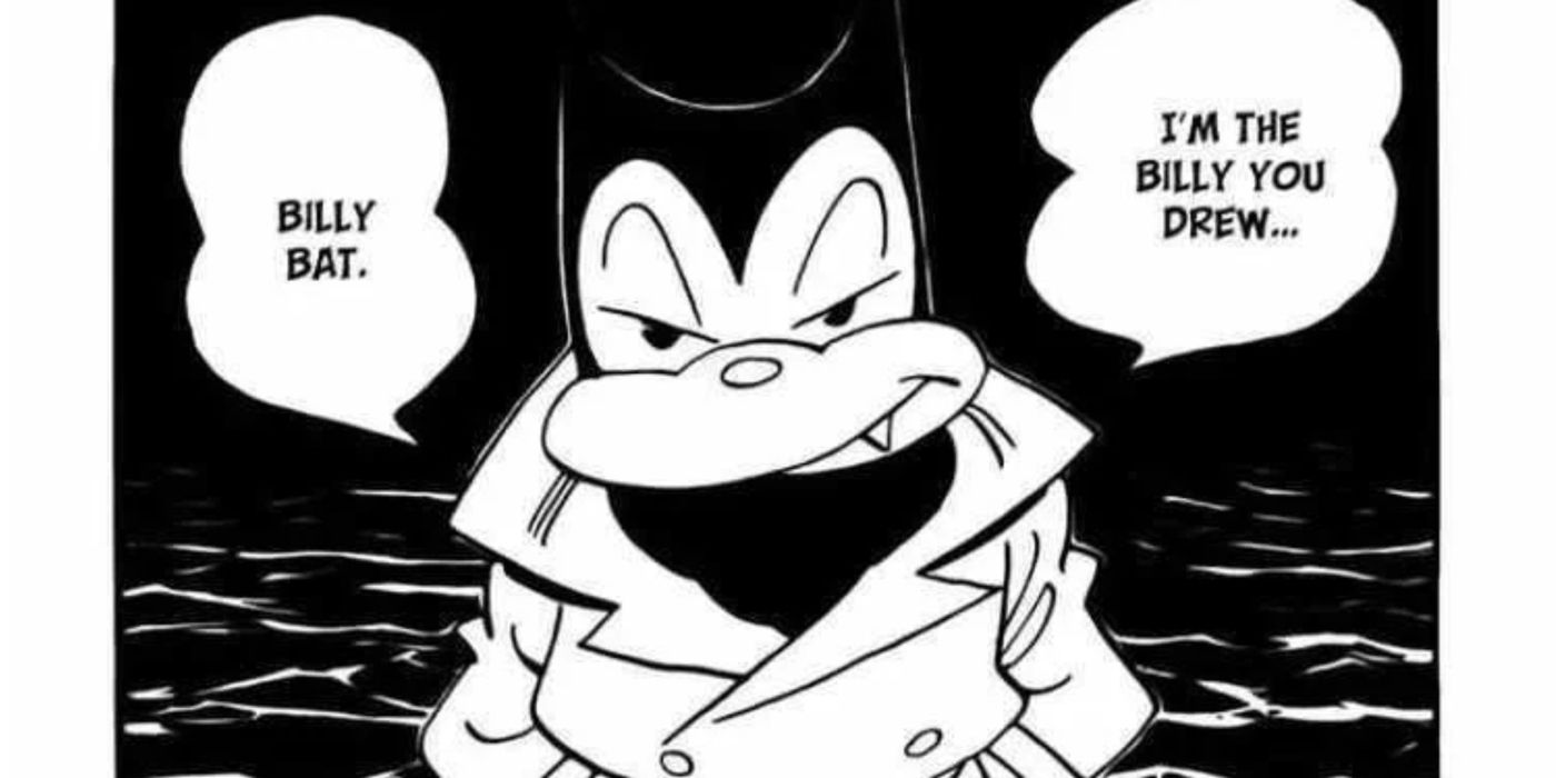 O personagem de desenho animado Billy Bat do mangá de mesmo nome.