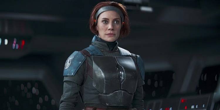 Katee Sackhoff como Bo-Katan Kryze em The Mandalorian (Reprodução / Disney+)