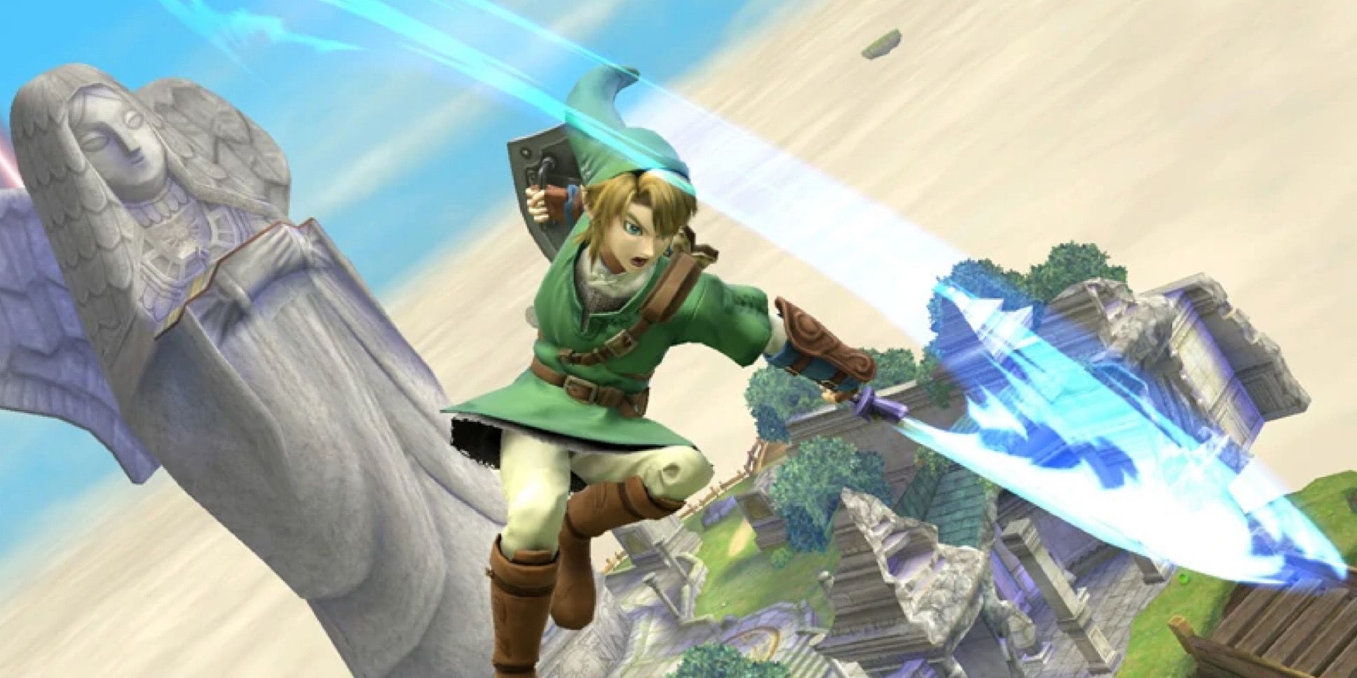 Links do ataque giratório de Legend of Zelda no Super Smash Bros