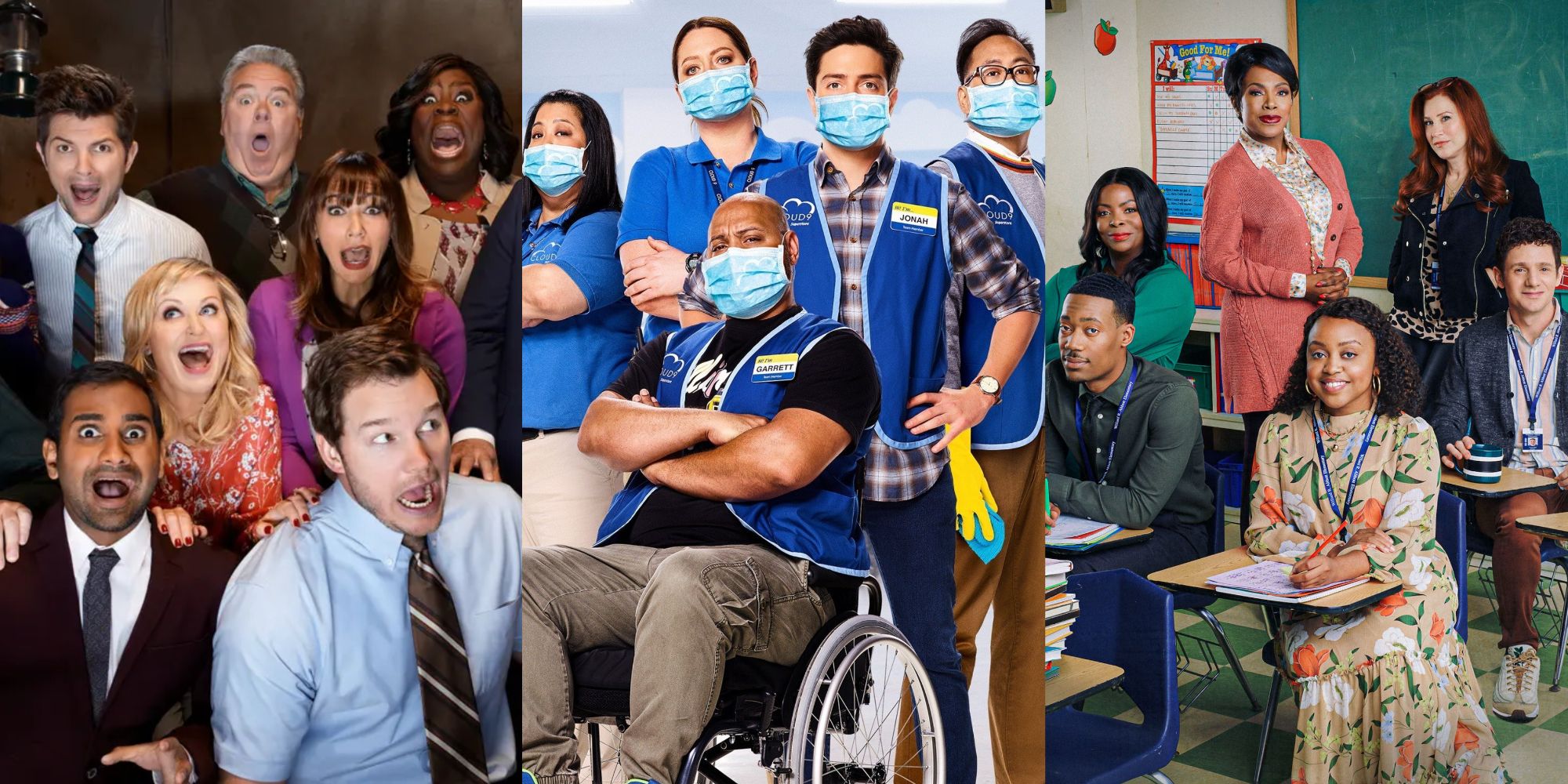 10 Funniest Workplace Sitcoms - Parks and Rec, Superstore and Abbott Elementary