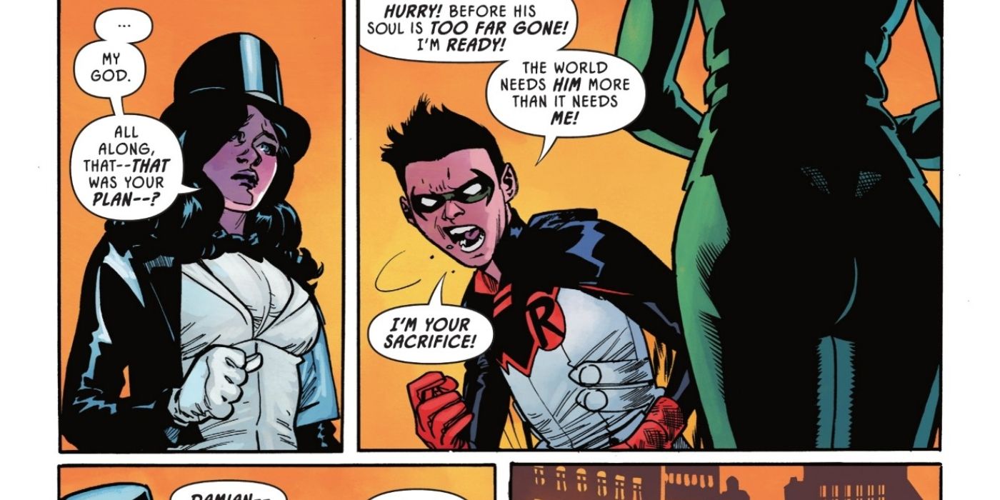 Damian quer salvar seu pai