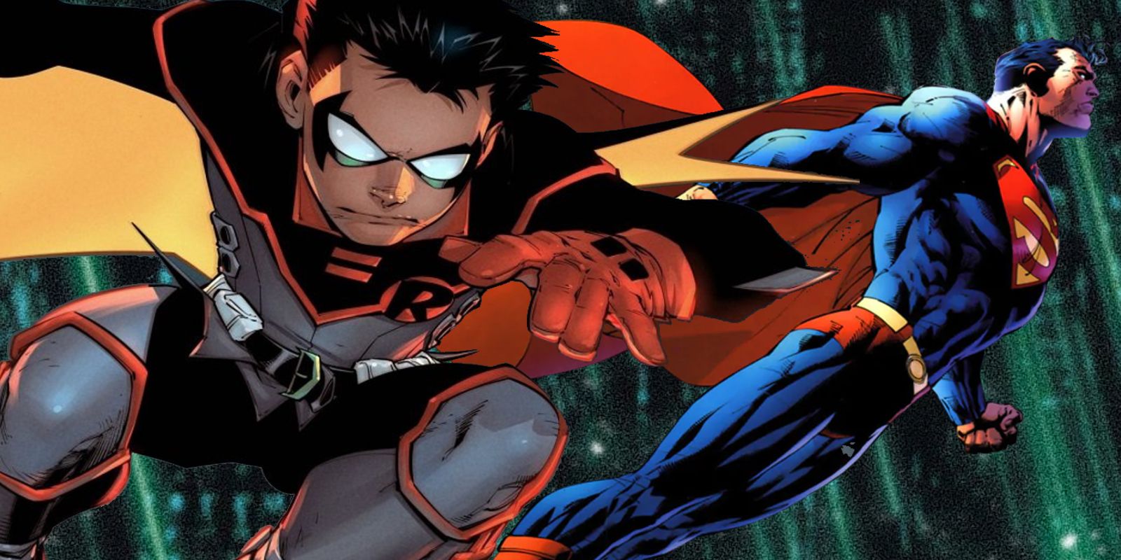 Damian Wayne and Superman