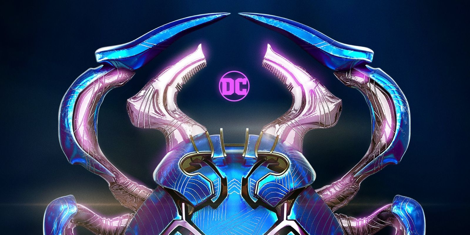 The Scarab on a poster for DC's Blue Beetle.
