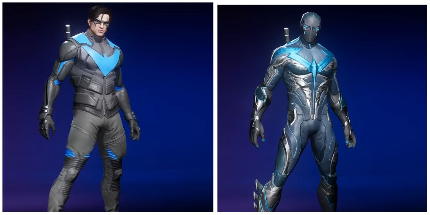 nightwing arkham city skins