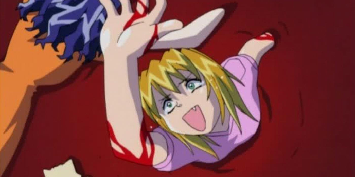 Excel drowns in a sea of Hyatt's blood in Excel Saga banned finale