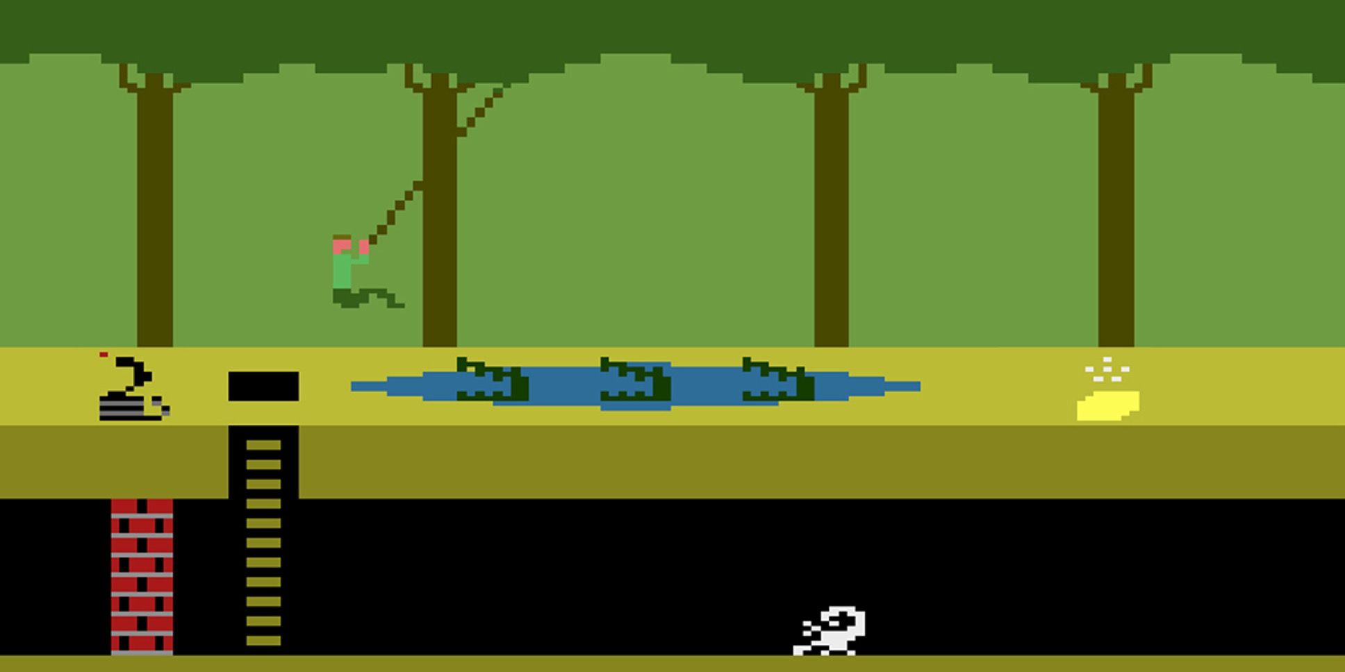Pitfall video game on Atari image.