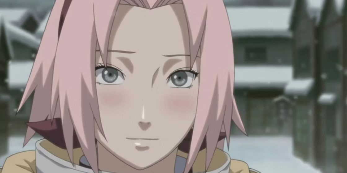 Sakura confesses her love for Naruto in Naruto.