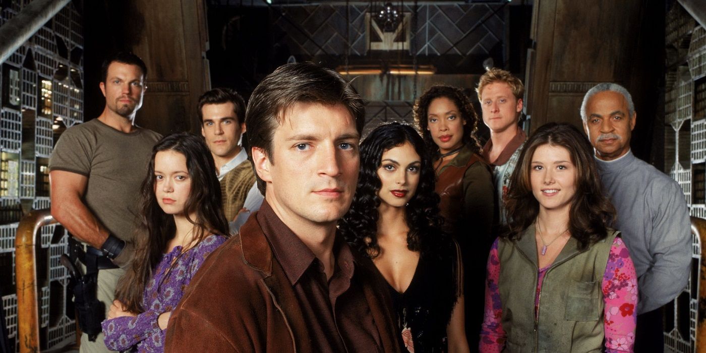 Malcolm Reynolds and Serenity's crew in Firefly